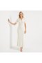 Women's Polo Collar Button Detail Camisole Viscose Knitwear Dress 12438 - 2