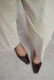 Zivy Brown Rustic Patterned Blunt Toe 7-8 cm Heel Length Heeled Women's Shoes - 7