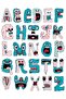 Monster Alphabet Sticker Set 22X30 cm – Funny Letter Stickers, Fun Laptop & Notebook Stickers - 2