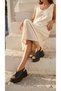 Heeled, Elasticated in the Middle, Open Front, Summer Women's High Wedge Heel Sandals Shoes - 7