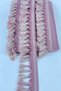 Pink and White Colored Knotted Fringe Ribbon Tassel - 2