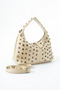 Women's Studded Detail Adjustable Strap El and Shoulder Bag Sofia - 5