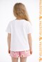 Girl's Cartoon Character Printed Oversize Comfortable Daily Use Combed Cotton T-Shirt - 3