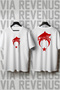 Göktürk Front and Back Printed Crew Neck Loose Fit 100% Cotton Unisex Tshirt