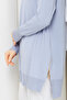 Women's Side Zipper Rayon Mercerized Knitwear Tunic - 6