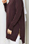 Women's Side Zipper Rayon Mercerized Knitwear Tunic - 6