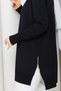 Women's Side Zipper Rayon Mercerized Knitwear Tunic - 7