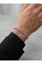 Lettering Stainless Steel Bracelet, Tarnish Resistant, Silver Color, Gift Boxed, Gift for Lover, Friend - Unisex - 2