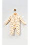 Carrot Pattern 3-6-9 Months Baby Hospital Discharge Jumpsuit - 2
