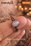 Natural Angelita-Stone Stylish Handcrafted Copper Ring