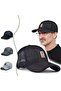 Breathable Mesh Cap Unisex – Summer Anti-Sweat Sports Cap Adjustable Lightweight Casual Cap Black - 6