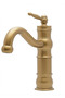 Vintage Sink Faucet Retro Bathroom Faucet Matte Gold Color - 2