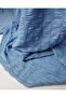 Blue Color Wrinkled Jersey Fabric 130X310Cm - 6
