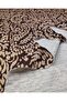 Crinkled Jersey Fabric in Burgundy and Beige Colors (Width 140 cm X Length 225 cm) - 3
