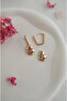 Detachable Drop Charm Hoop Earrings – Multi-Purpose Asymmetrical Use, Minimal Oval Earrings - 3