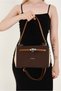 Women's Hand and Shoulder Bag, Crossbody Bag with Lock Accessory, Daily Stylish Bag