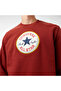 Baskılı Erkek Bordo Sweatshirt - 5