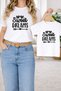 T-Shirt Mother Daughter Combination Oversize – Mother & Child Twin Printed T-Shirt (Single Price)