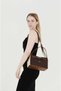 Women's Hand and Shoulder Bag, Crossbody Bag with Lock Accessory, Daily Stylish Bag - 5