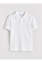 White Polo Neck Boy's T-Shirt - 2