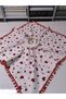 100% Cotton . Double-Layer Muslin Baby with Pompom on the Edge Patterned Si Blanket - 5