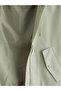 Khaki Hooded Oversize Women's Raincoat - 4