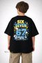67 Front and Back Printed Oversize T-Shirt