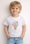 Cute Ice Cream Print Unisex Kids T-Shirt – Cotton Fun Graphic Tee