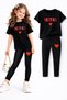 Girl's Leggings and T-Shirt Set/ Mother-Daughter Matching Outfit