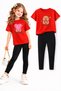 Girl's Leggings and T-Shirt Set/ Mother-Daughter Matching Outfit