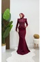 Mira Tailed Hijab Evening Dress - 2