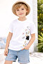 Hello Cat Printed Unisex Kids' T-Shirt – Cotton Fun Graphic T-Shirt