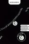 U Letter Bracelet Stainless Steel Gift for Lover, Spouse, Mother, Father, Friend, with Gift Box