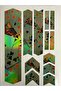 Playing Card Patterned Bicycle Frame Sticker Set – Pink Neon Frame Sticker –