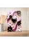 Black Heart and Flowers, Tempered Glass Cutting Board and Presentation Tray - Hygienic and Durable 35X25 cm - 8