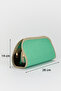 Pop-Up Makeup Bag Organizer with Inner Pocket Travel Cosmetic Bag Triangle Design - 2