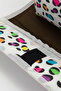 Pop-Up Makeup Bag Organizer with Inner Pocket Travel Cosmetic Bag Triangle Design - 8