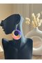 Round Colorful Acrylic Earrings