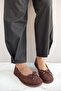 Elara Bitter Brown Suede Flat Sole Women's Ballerinas - 2