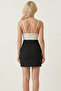Beli Chain Detailed Diver Fabric Mini Pencil Skirt – Mlo9001 - 2