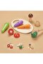 16-Piece "Velcro" Wooden Vegetable Cutting Set Toy - 3