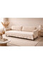 Ruffled Sofa Cover & Ham Linen Bohemian Sofa Cover - 4