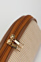 Triangle Makeup and Organizer Bag with Stylish Textured Fabric and Zipper, Multi-Purpose for Travel & Daily Use - 5
