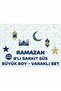 Ramadan Ornament Themed Foiled 6 Piece Pendant Lamp - 2