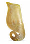 100% Real Buffalo Horn Handcrafted Comb with Bird Figure - 2