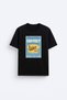 Gilmore Girls Printed Crew Neck Black T-Shirt T-Shirt