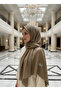Zebra Patterned Jacquard Scarf – Soft Textured, Non-Slip, Casual and Stylish Hijab Scarf 100 X 100 cm - 3