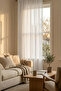 Solen Non-Fabric Linen Tulle Curtain - White - 4