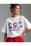 "Bonjour, Madam" Printed T-Shirt, Oversize Unisex White T-Shirt Kids / Adult