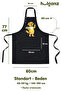 Kitchen Apron Set of 2 Stain-Resistant Water-Repellent Fabric Fade-Resistant Print Chef Golden Double Kitchen Apron - 7